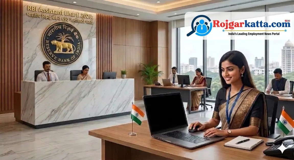 RBI Assistant Bharti 2026: भारतीय रिझर्व्ह बँकेत 650 जागांसाठी भरती